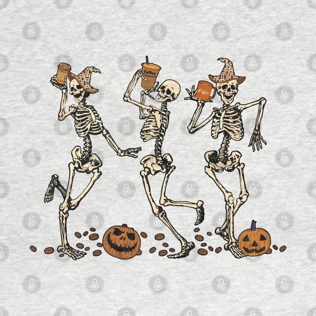 Horror Coffee Skeletons by reedae